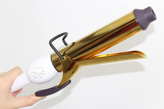 Professional 1" Spring Curling Iron - Click Image to Close